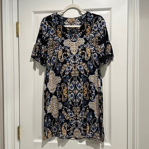 Anthropologie Shift Style Dress with Keyhole at neckline